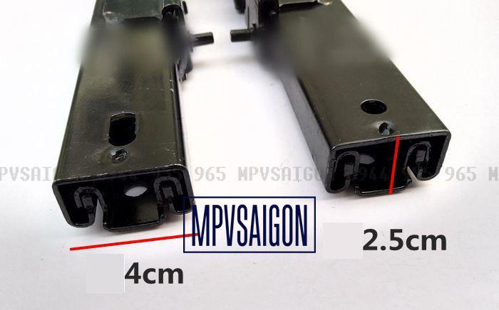 Ray trượt ghế ô tô 40cm