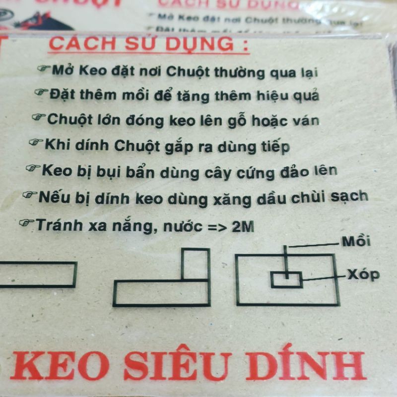 KEO DÁN CHUỘT SIÊU DÍNH ĐẠT PHONG