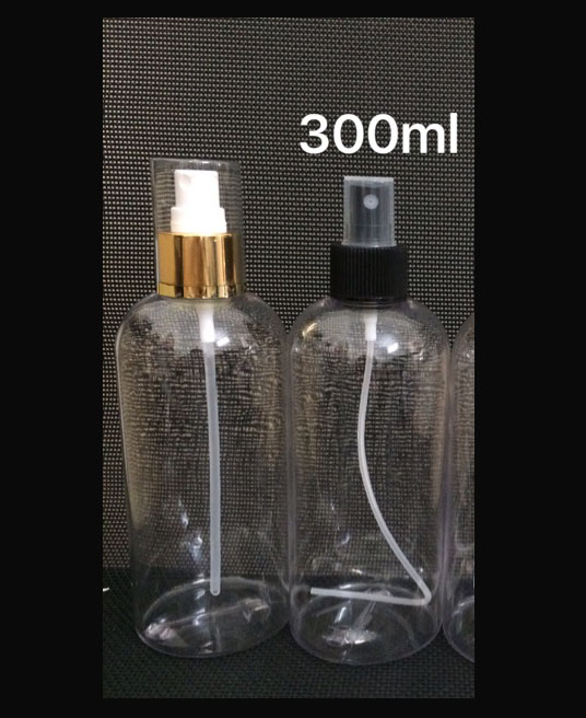 CHAI PET NHỰA 300ML XỊT SƯƠNG - CHAI 300ML MÀU NÂU / MÀU XANH /MÀU TRONG SUỐT XỊT SƯƠNG - CHAI CHIẾT MỸ PHẨM - NGUYÊN LIỆT MỸ PHẨM -CHAI XỊT RỬA TAY