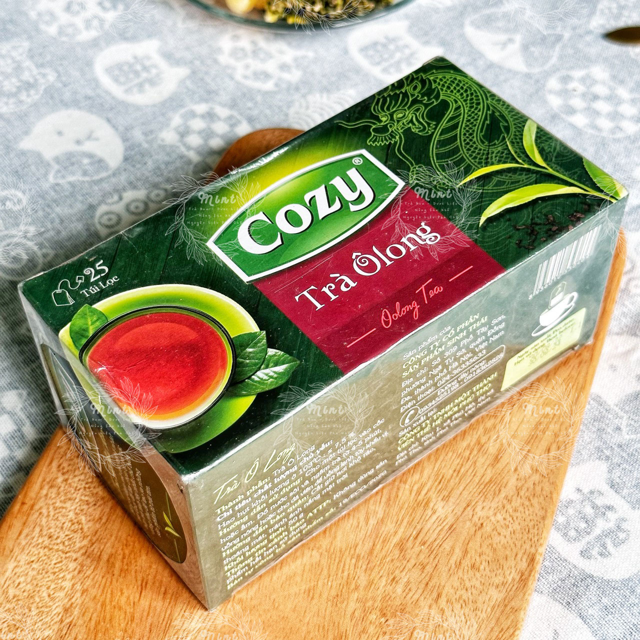 Trà Cozy Túi Lọc Oolong x 25 Gói x 2gr