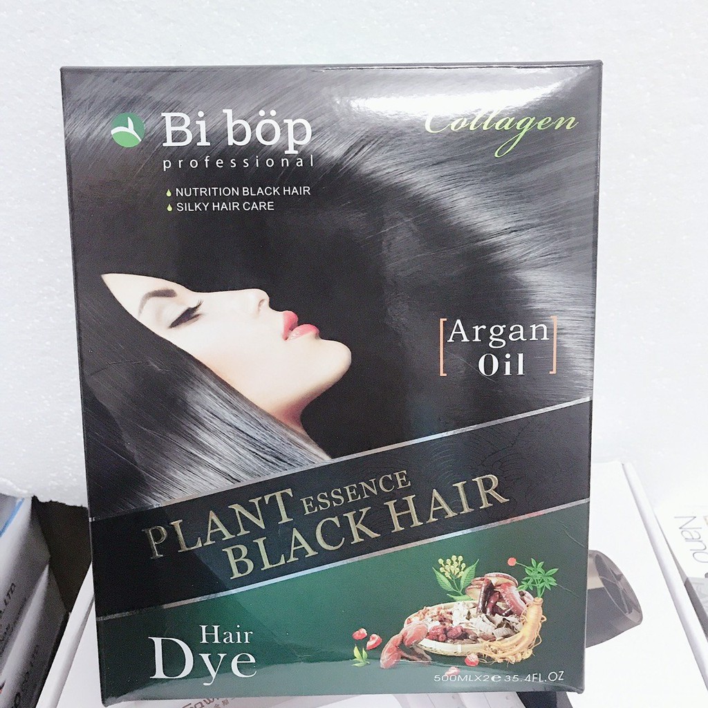 Tự nhuộm tóc bạc cho bố mẹ ở nhà bằng thuốc nhuộm đen BIBOP COLLAGEN phủ bạc đen
