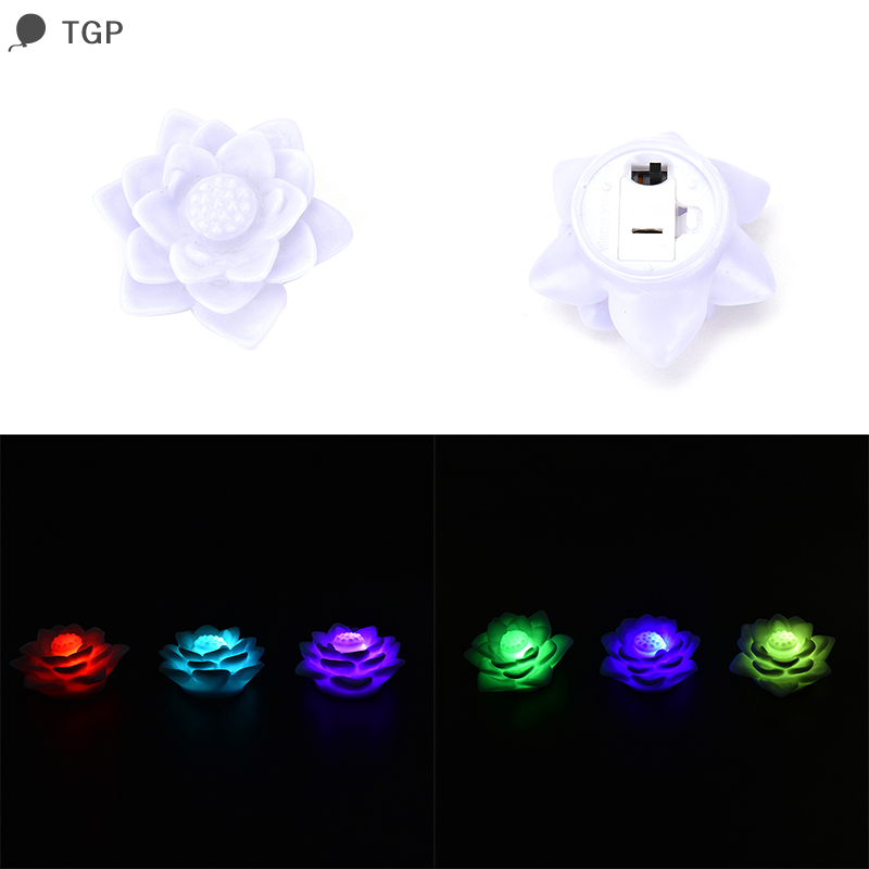 🎈 TGP Đèn tiệc Led hoa sen đổi màu lãng mạn 7 màu