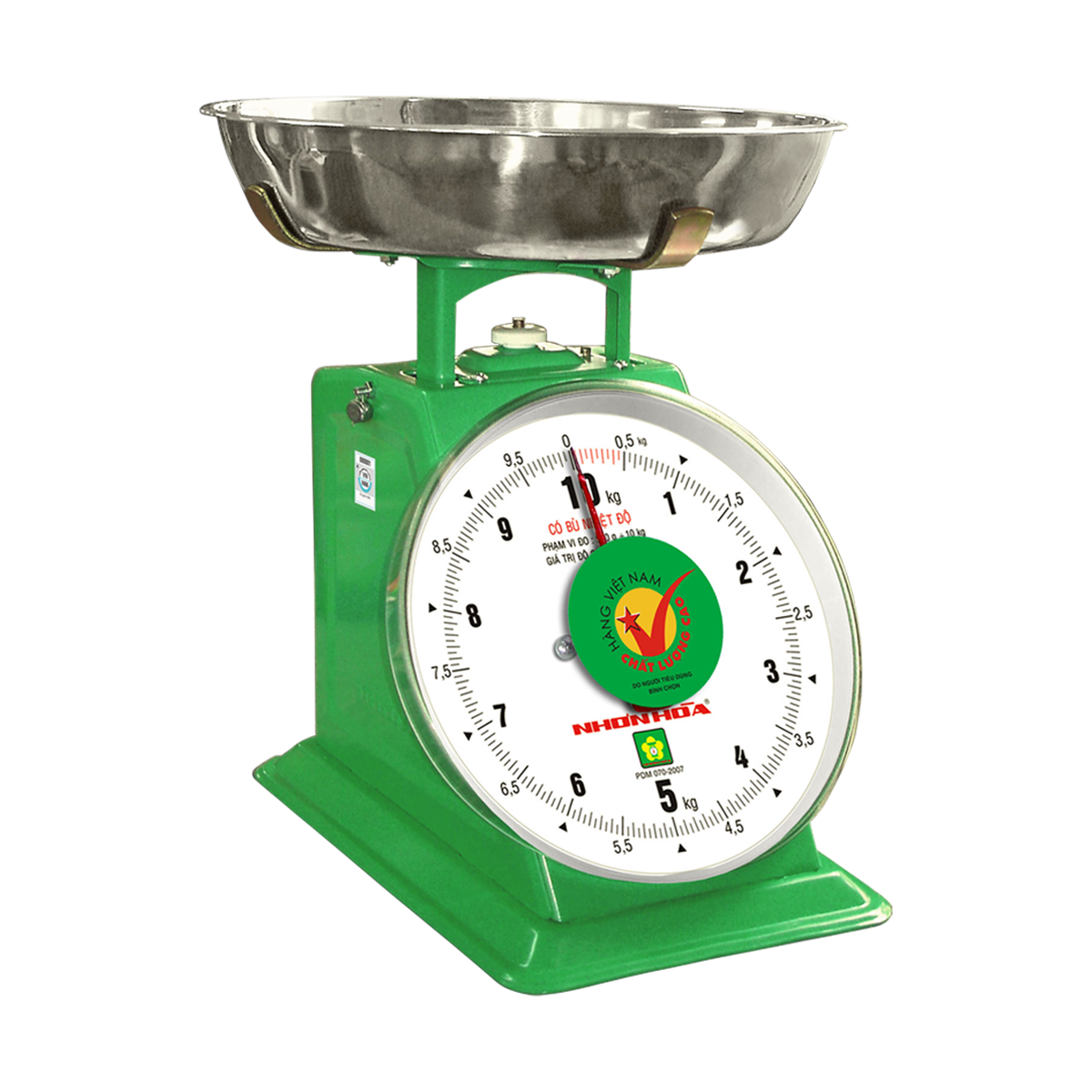 Cân nhơn hòa 10 kg mặt số 8 inches
