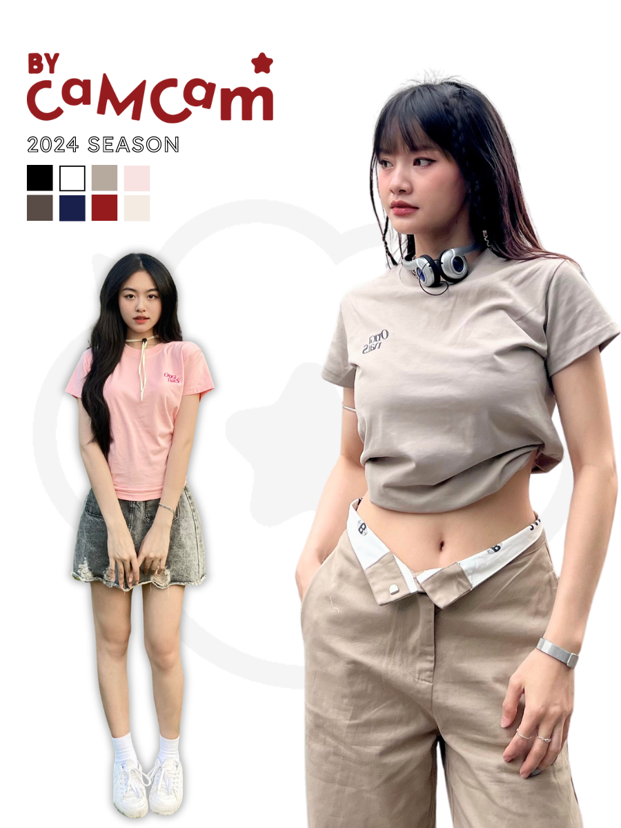 Áo Thun Tee Basic BLACK/WHITE/GREY Mẫu Mới 2023 𝑩𝒚𝒄𝒂𝒎𝒄𝒂𝒎