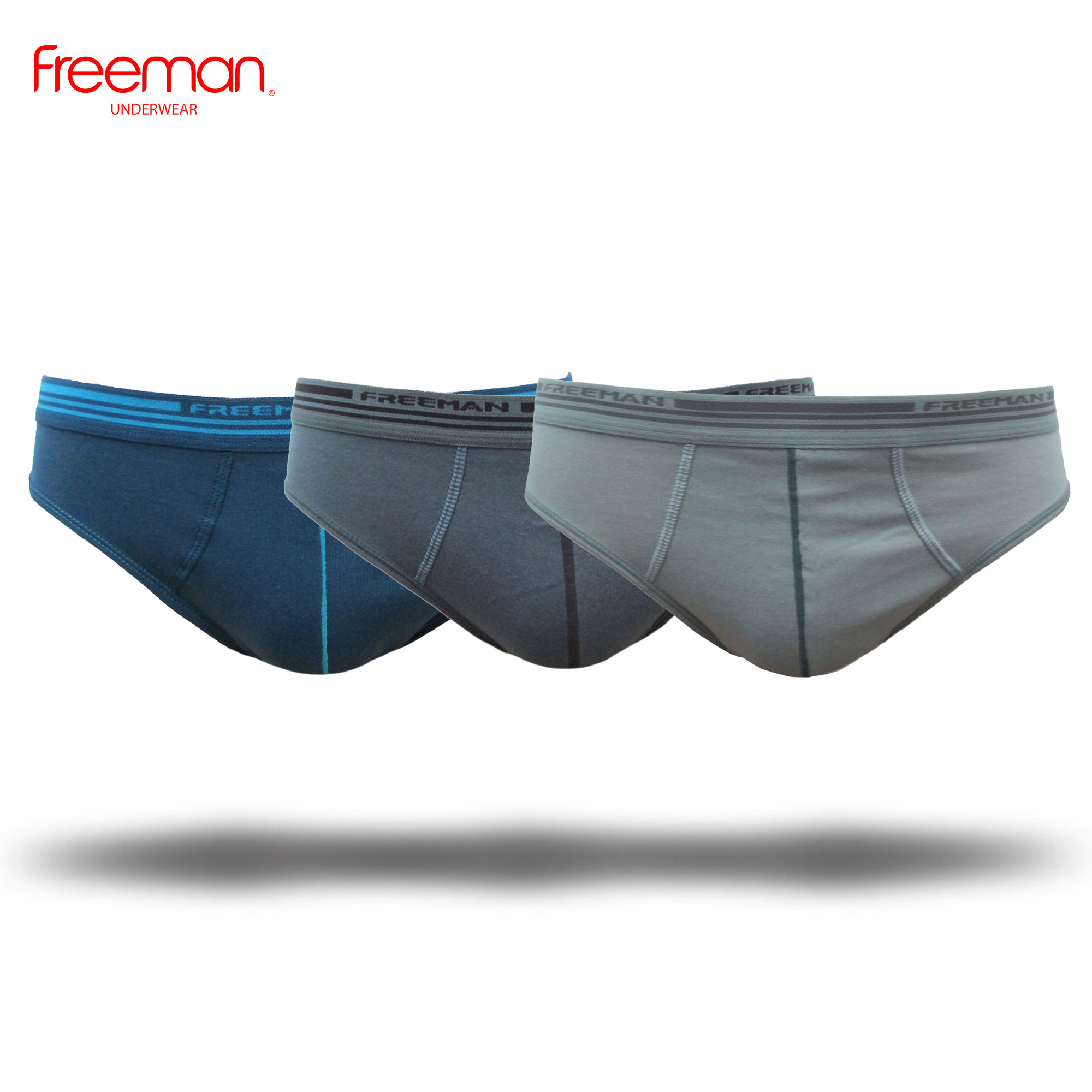 Quần lót nam cotton Freeman [Combo 3] 6039