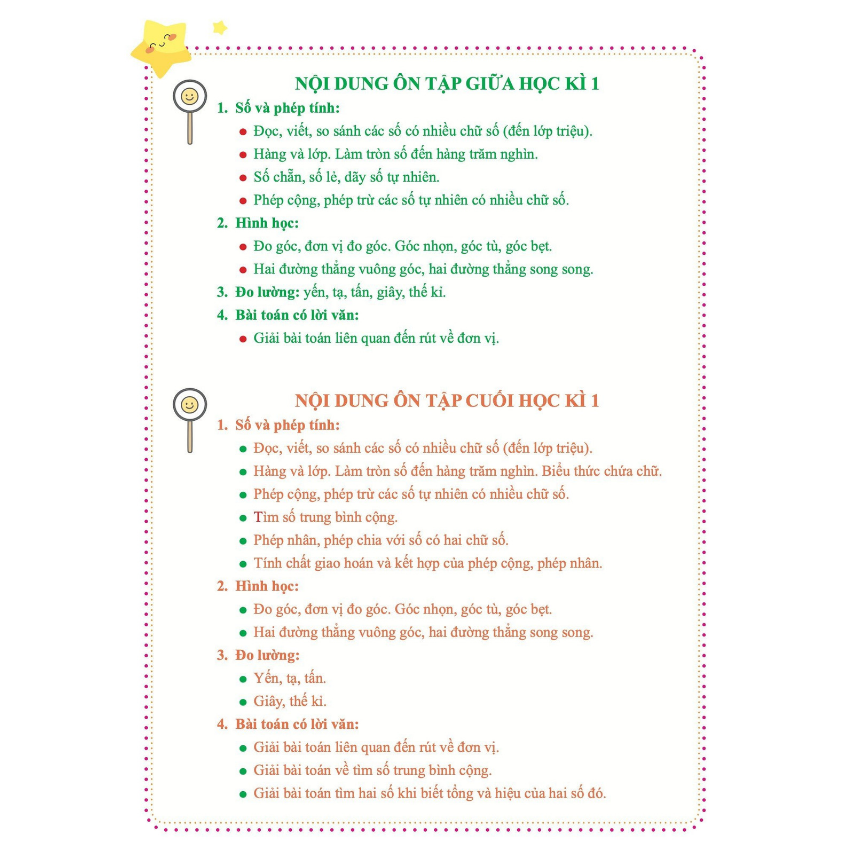 SÁCH - [ Lớp 4 - hk1 ] - Cánh diều - Đề kiểm tra toán 4 hk1