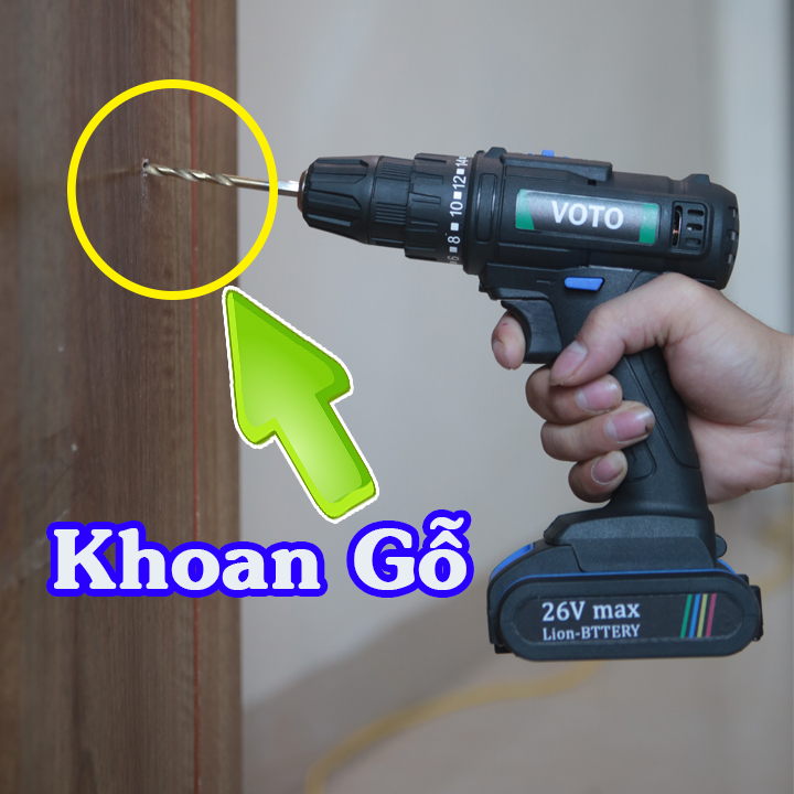 Khoan Pin 26V VOTO 2 Pin