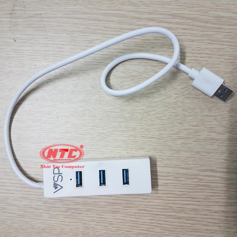 Bộ chia 4 cổng USB 3.0 Vision VSP 5Gbps (Nhiều màu)
