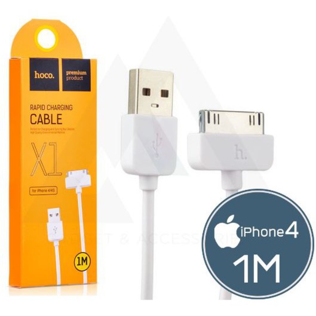 Cáp sạc Hoco X1 iPhone 4 chính hãng [BH 6 tháng]