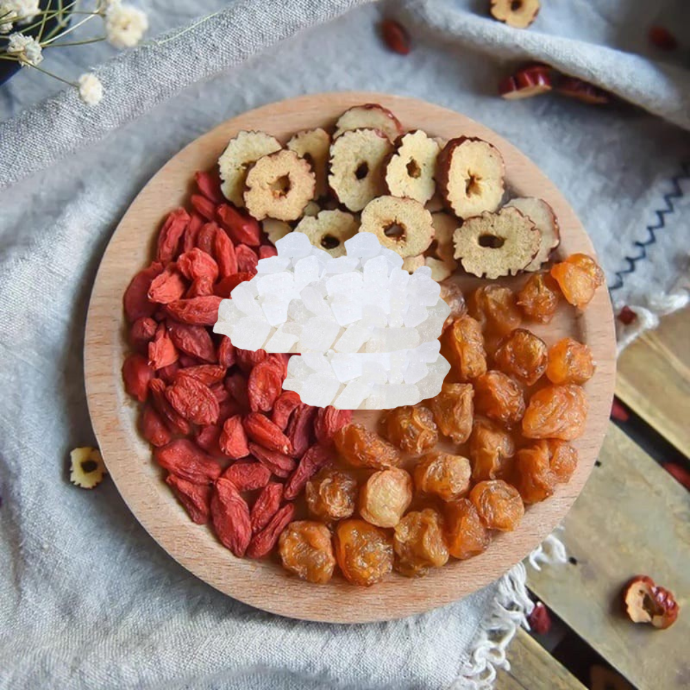 Set trà thanh lọc dưỡng tâm ( long nhãn, kì tử, đường phèn, táo thái lát)