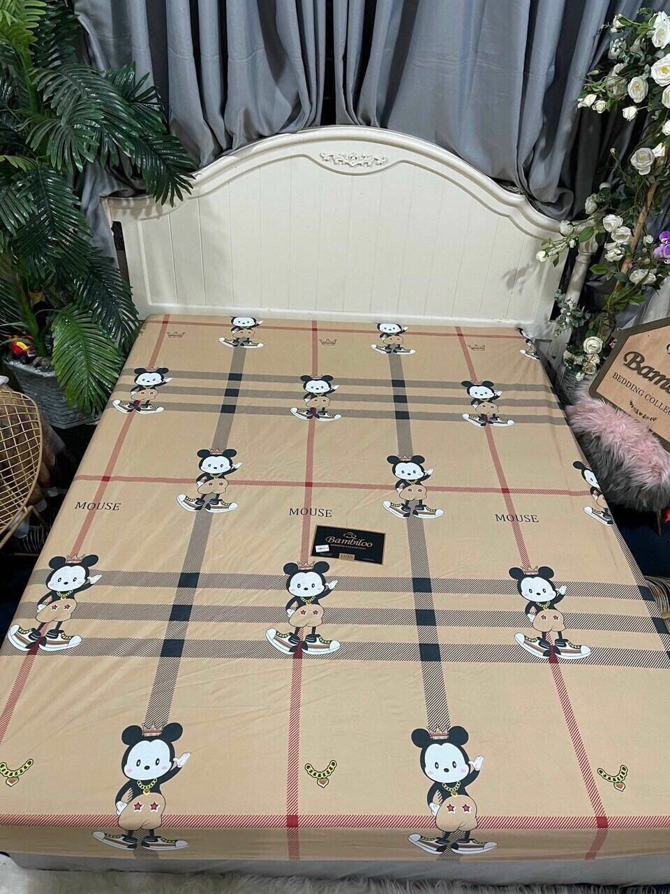 Ga chống thấm 1m8 X2m  chất liệu cotton, dùng cho trẻ nhỏ siêu tiện lợi, ga trùm ga chống thấm, không thấm nước xuống đệm