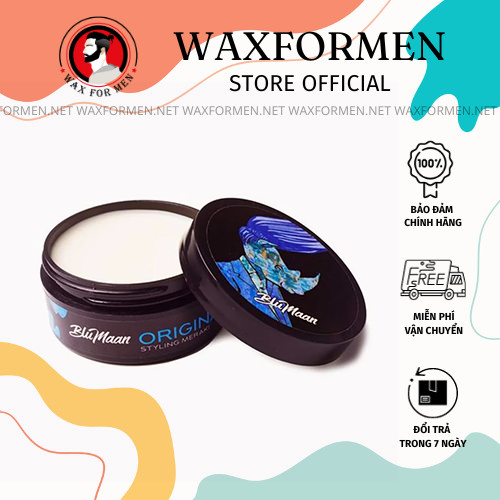Sáp vuốt tóc Blumaan Meraki Styling tê giác 74gr - Wax for men - Xuất xứ Mỹ, hương bạc hà, High Hold, không bóng tóc dễ gội rửa