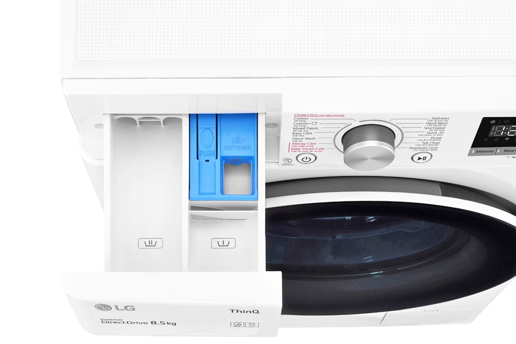 Máy giặt LG Inverter 8.5 kg FV1408S4W - Bảo hành chính hãng - Voucher 10% tối đa 400K