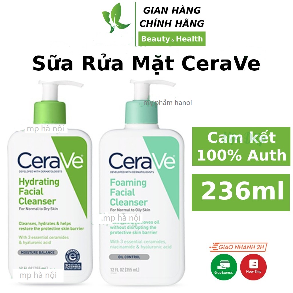 Sữa rửa mặt CeraVe bản Pháp