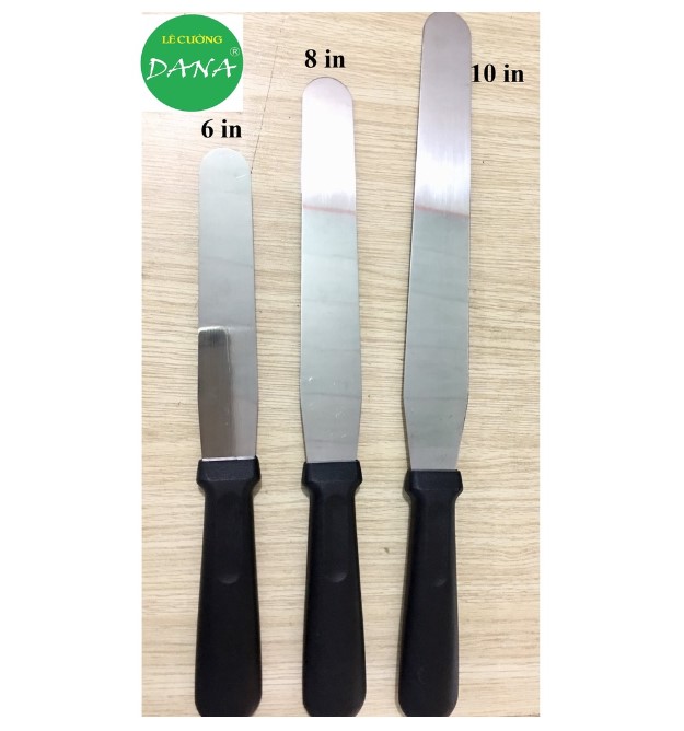 Dao chét bánh, chà láng cong / thẳng 6in - 10in (16cm 25cm)