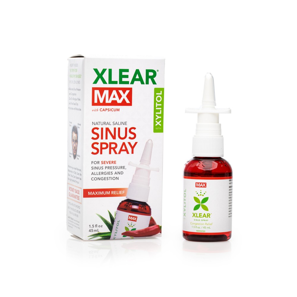 [HCM]Chai xịt mũi XLEAR MAX 45ml - Hỗ trợ điều trị viêm xoang