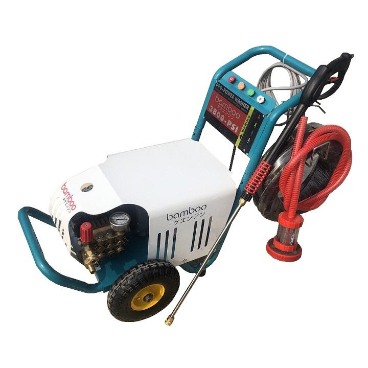 Máy Rửa Xe Cao Áp 5.5kw Bamboo 3800PSI 3 Pha (Piston Sứ)
