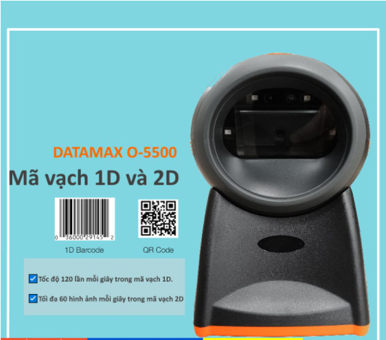 Máy đọc mã vạch 1d 2d datamax o-5500