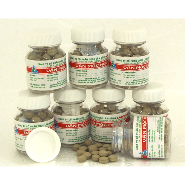 Combo 6 lọ Vân mộc hương lọ 80 viên
