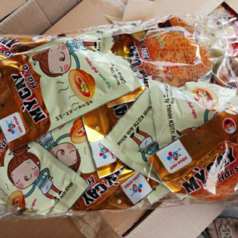 Bịch 30 Gói Mỳ Cay Hải Sản ( Sỉ Đồ Trẻ Em)