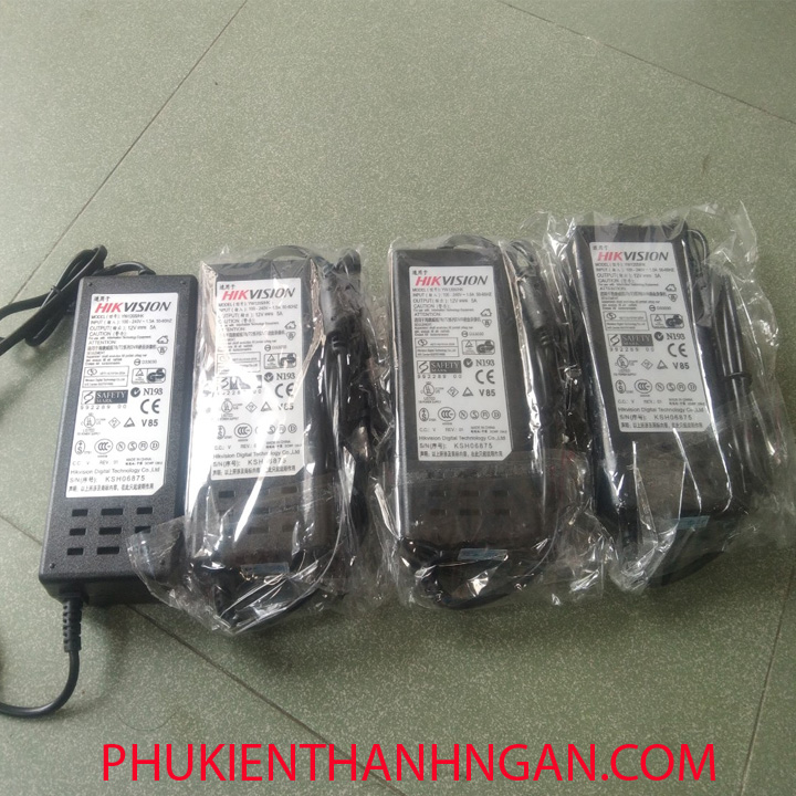 NGUỒN 4 CHẤU HIKVISION 12V5A Chuyên Camera
