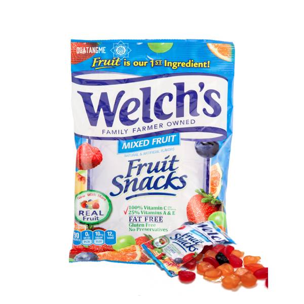 Gói kẹo dẻo trái cây Welch Mỹ 22,7g/gói