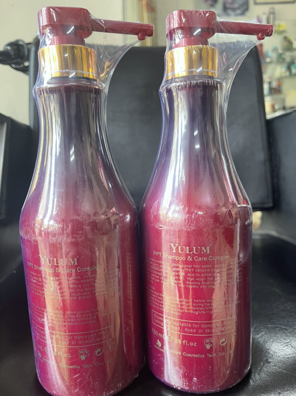 Cặp dầu gội xả Yulum mềm mượt phục hồi tóc 750ml x2