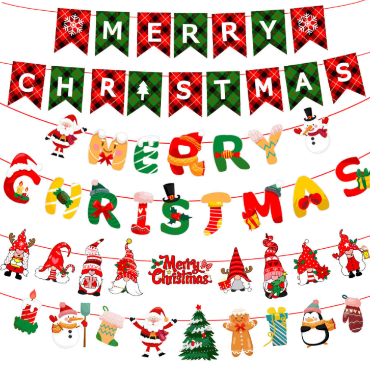BST 01  CỜ TREO NOEL NHIỀU MẪU ...