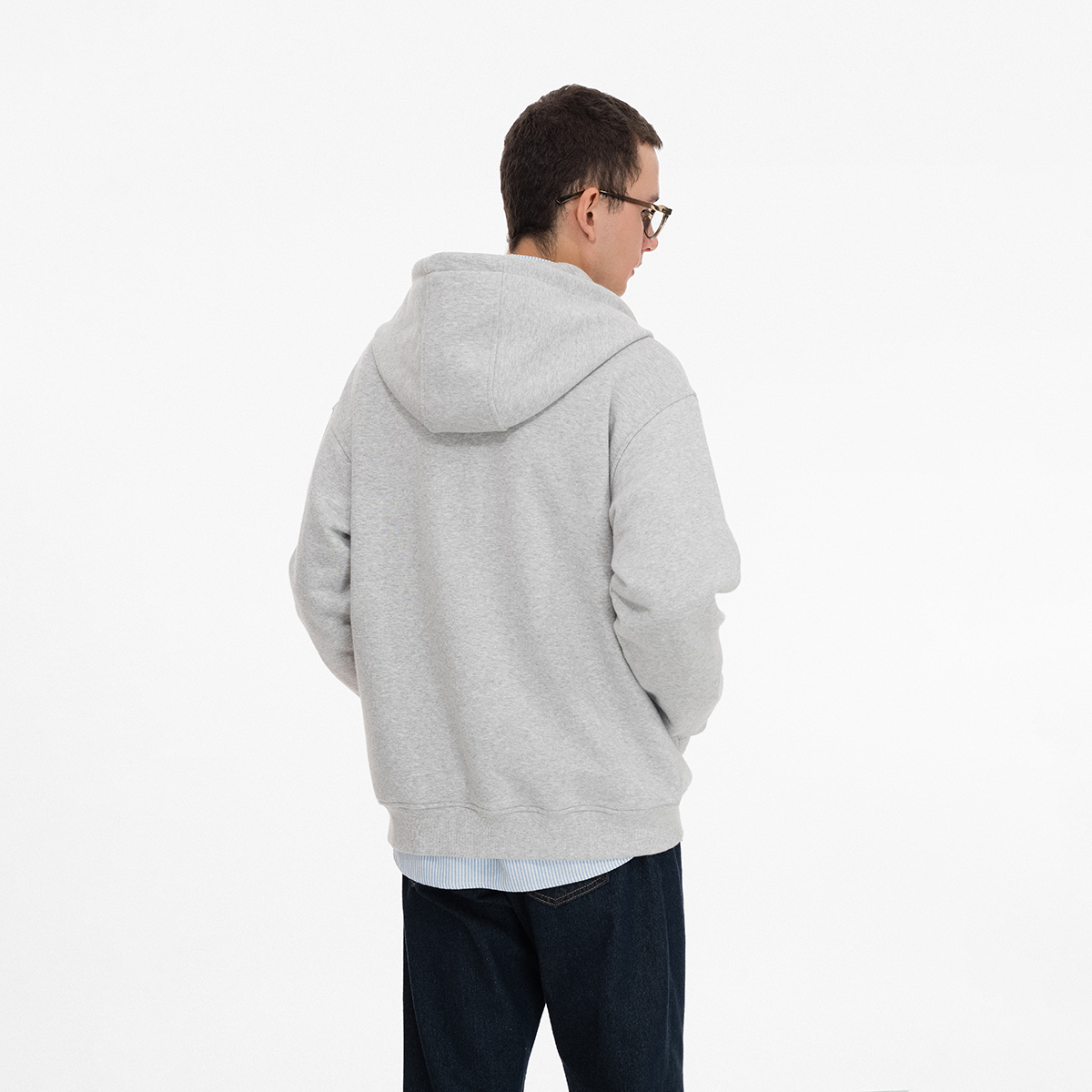 Áo Hoodie Owlbrand Fullzip/ Xám