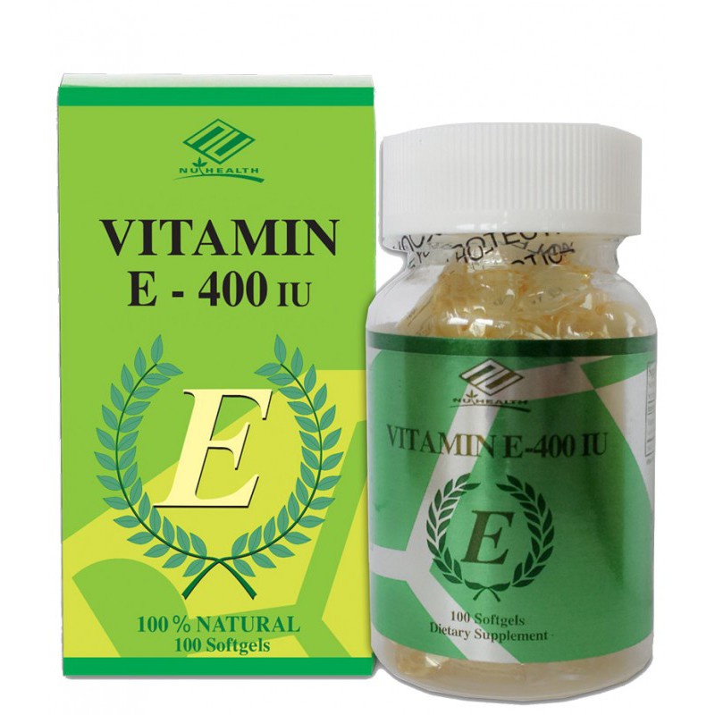 Vitamin E 400 IU viên uống làm đẹp da