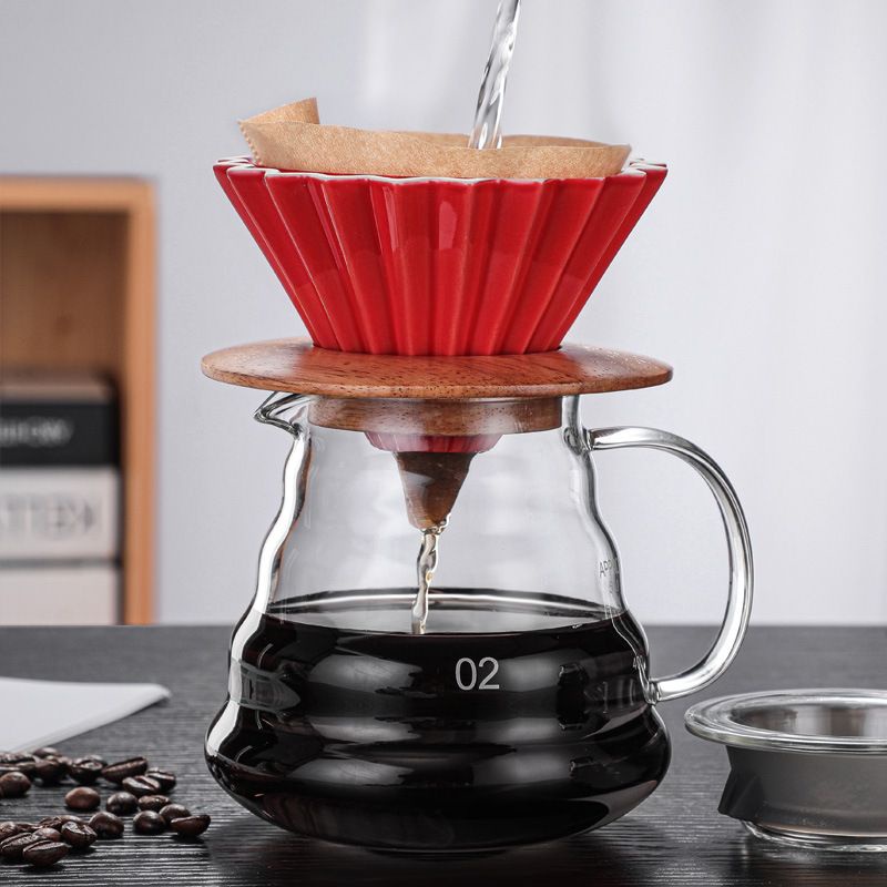 Bình thủy tinh V60 pha cà phê Pour Over