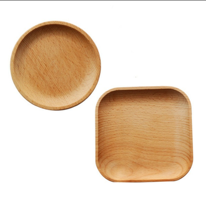 khay đĩa gỗ beech và gỗ xà cừ Cao Cấp