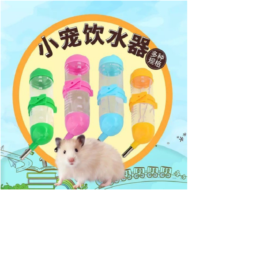 Bình nước bi lăn nhiều size cho hamster , thỏ , bọ ú