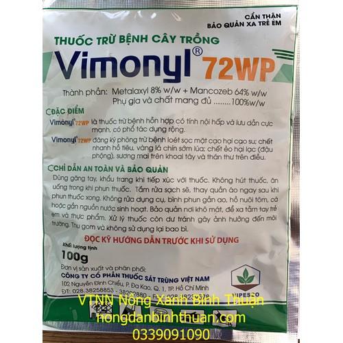 Trừ Bệnh loét sọc miệng cạo Vimonyl 72wp