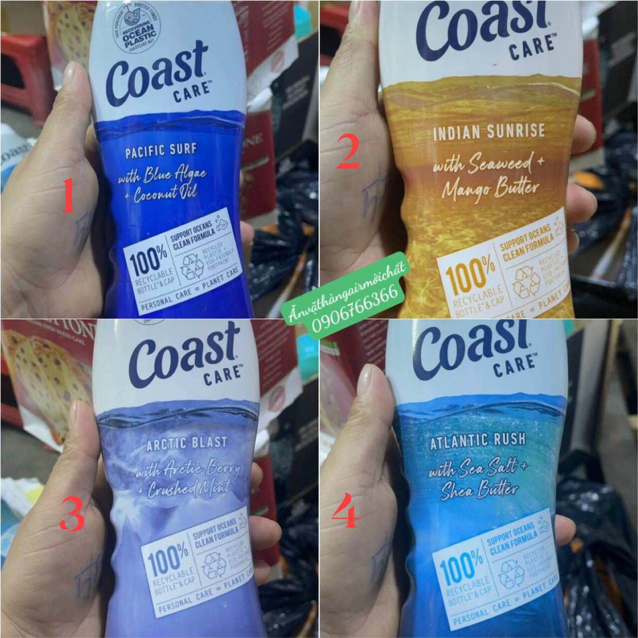 Sữa tắm coast care chai 532ml
