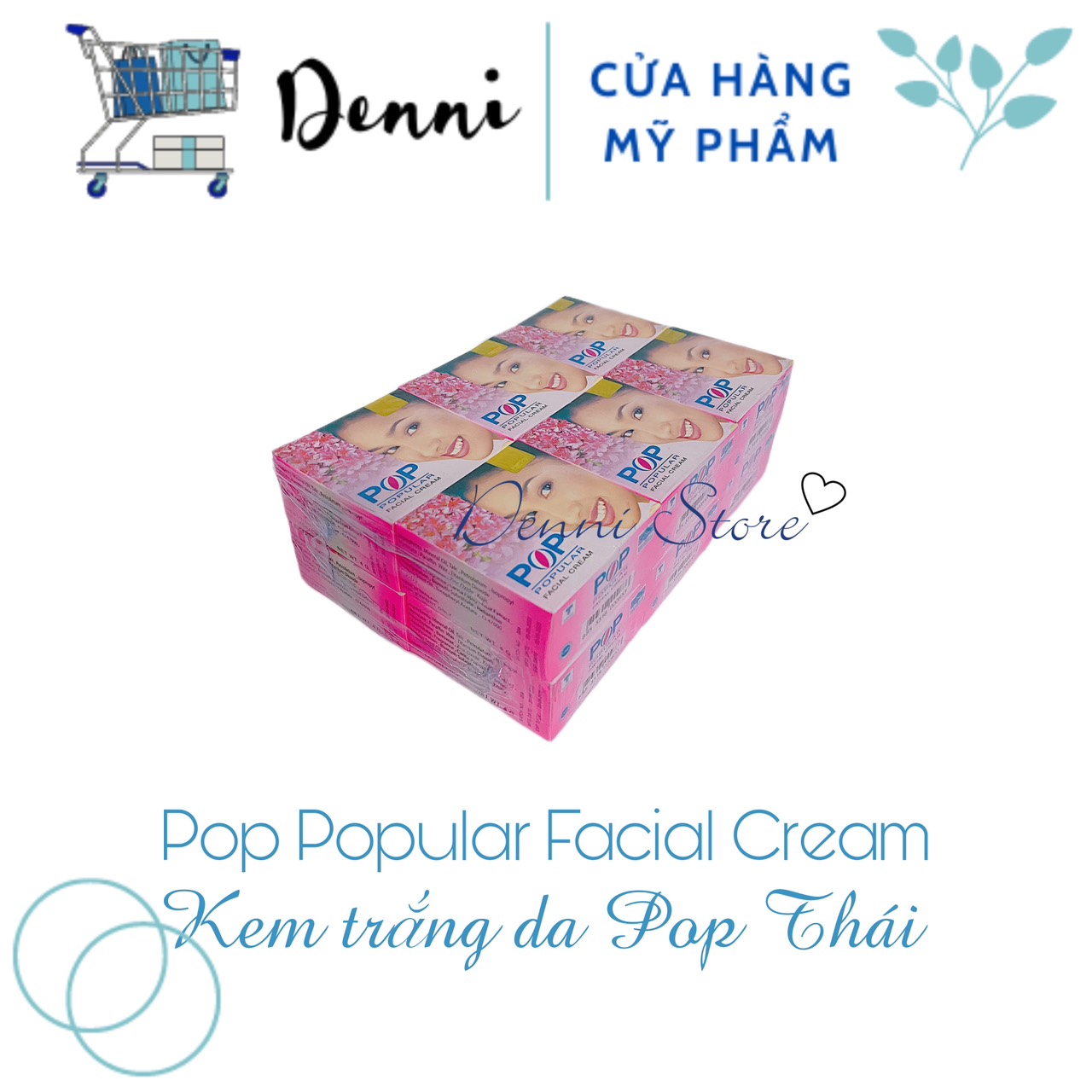 [HCM]Sỉ 1 lố 12 hộp kem POP thái 4g