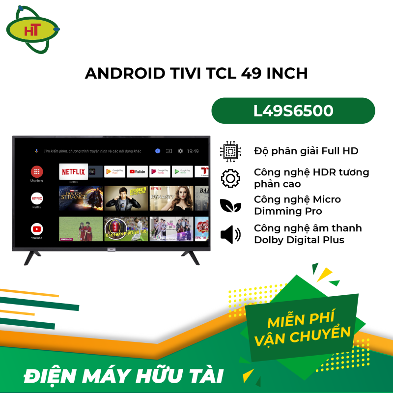 Bảng giá Android Tivi TCL 49 inch L49S6500