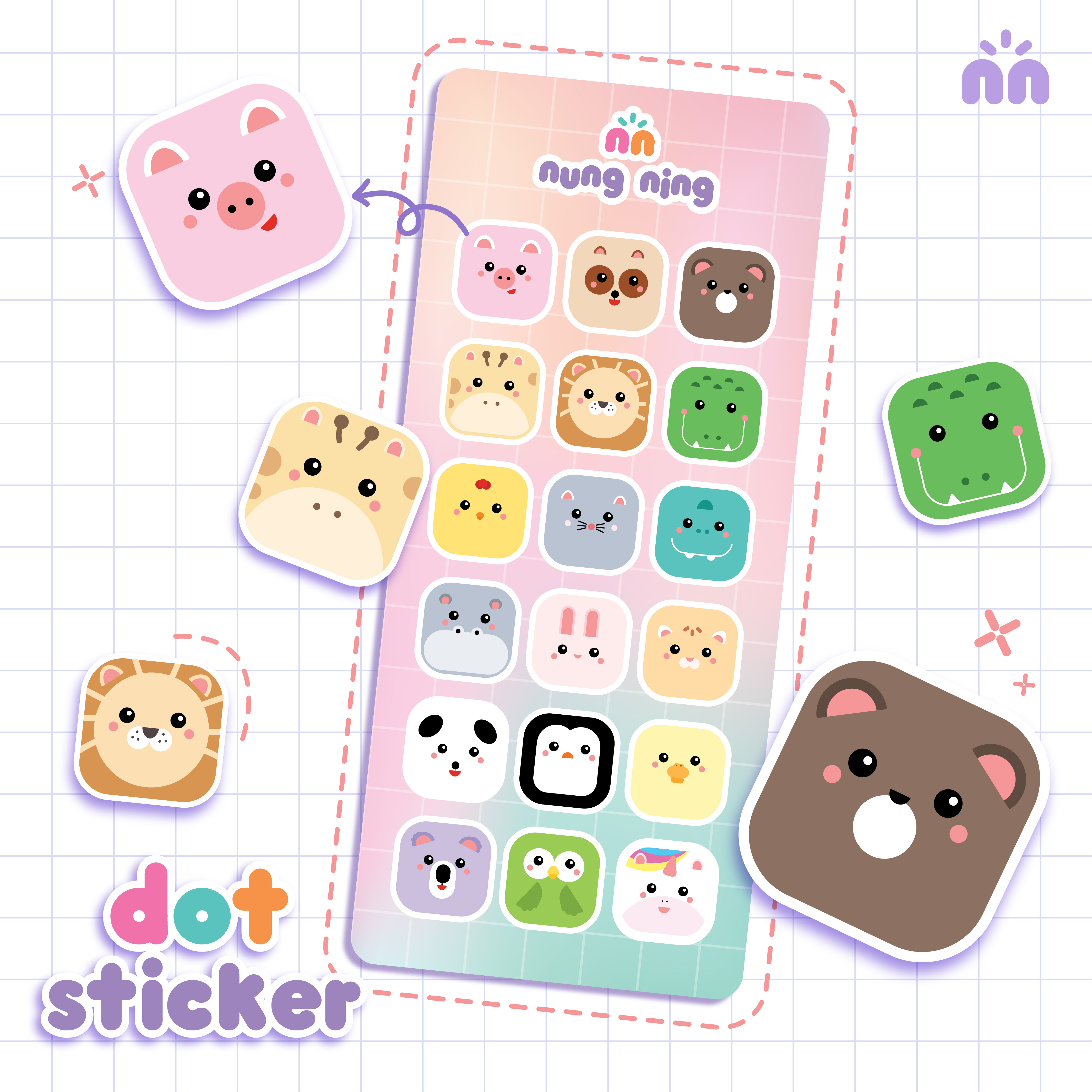 Chia sẻ với hơn 72 sticker con vật cute siêu đỉnh - Tin Học Vui