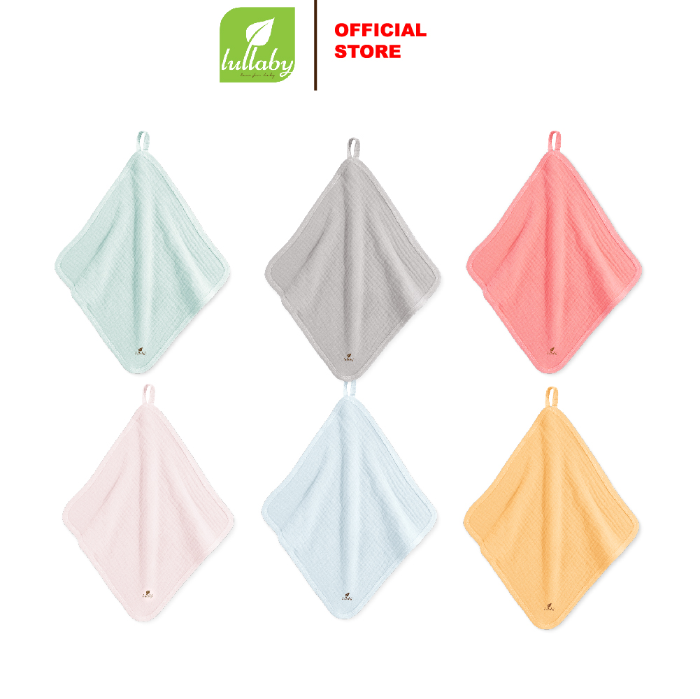 LULLABY - NH575M - Set 3 khăn xô sữa (loại có móc treo)