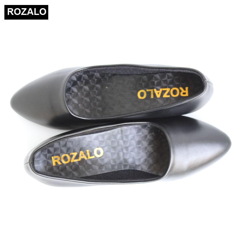 Giày búp bê nữ da mờ Rozalo R5603