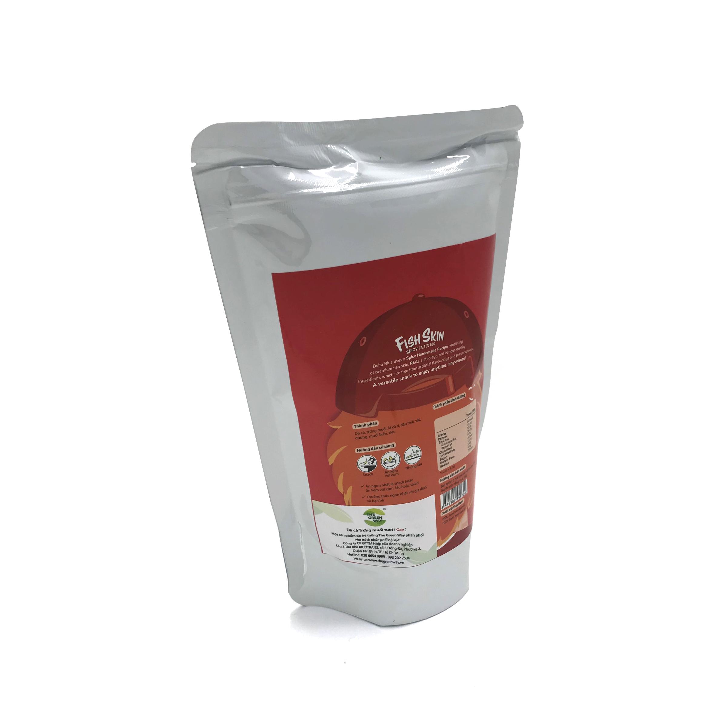 [HCM]DA CÁ VỊ TRỨNG MUỐI TƯƠI CAY- Delta Blue - 25gr/túi