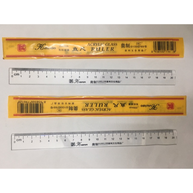 Thước kẻ khắc 20cm - khách sỉ ib