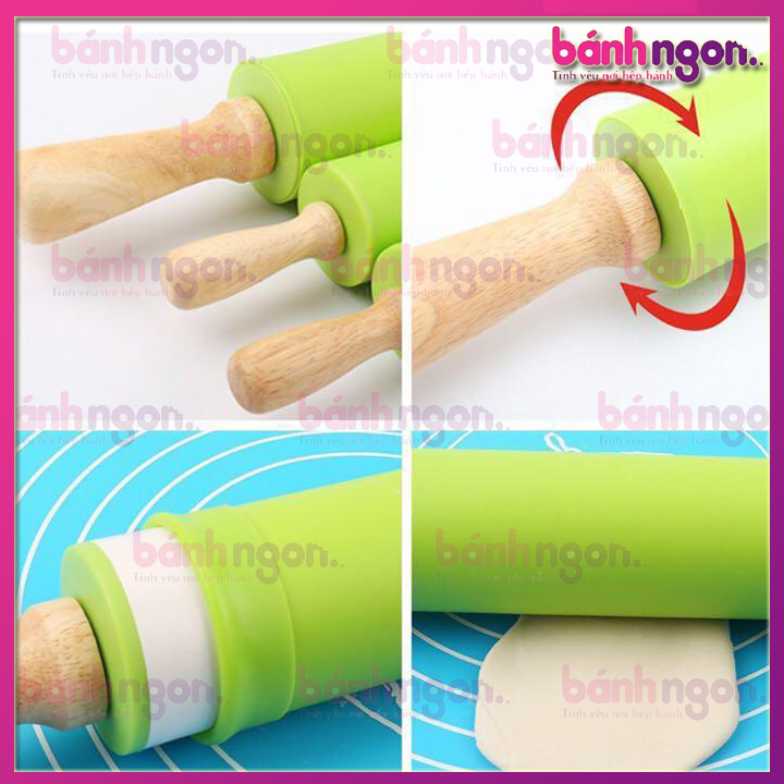 Cán Lăn Bột Silicon 30cm