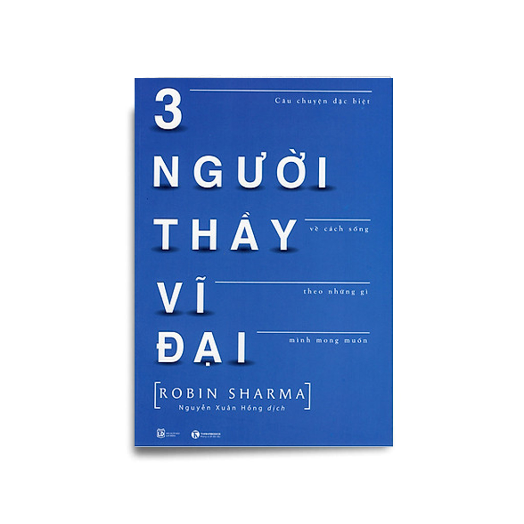Sách -Ba Người Thầy Vĩ Đại + Tặng kèm bookmark