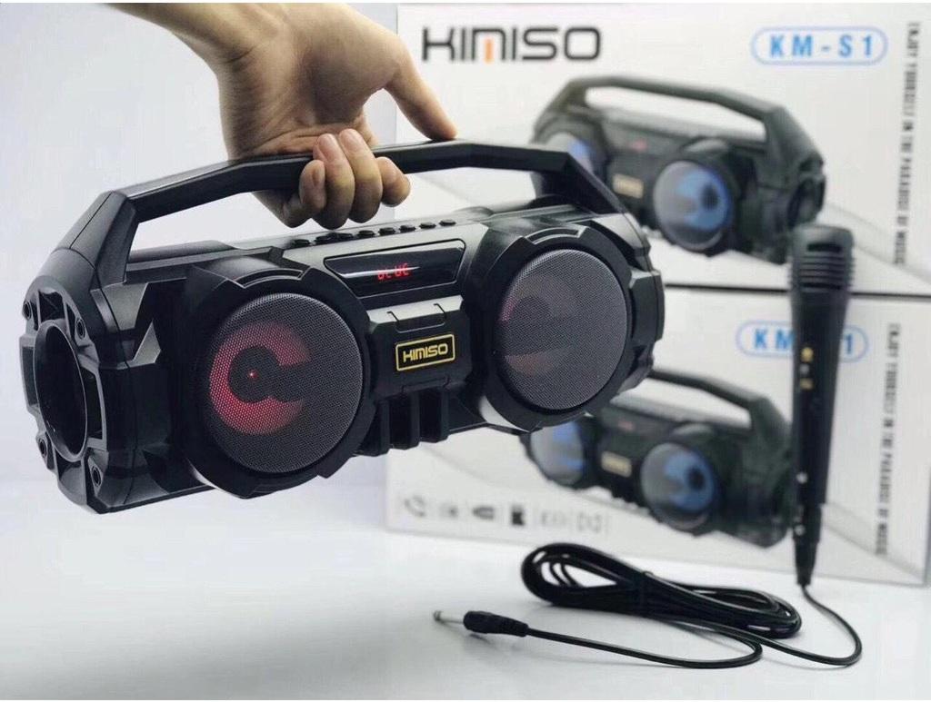Loa Bluetooth KIMISO KM-S1 Tặng kèm Mic hát Karaoke Cực Chất