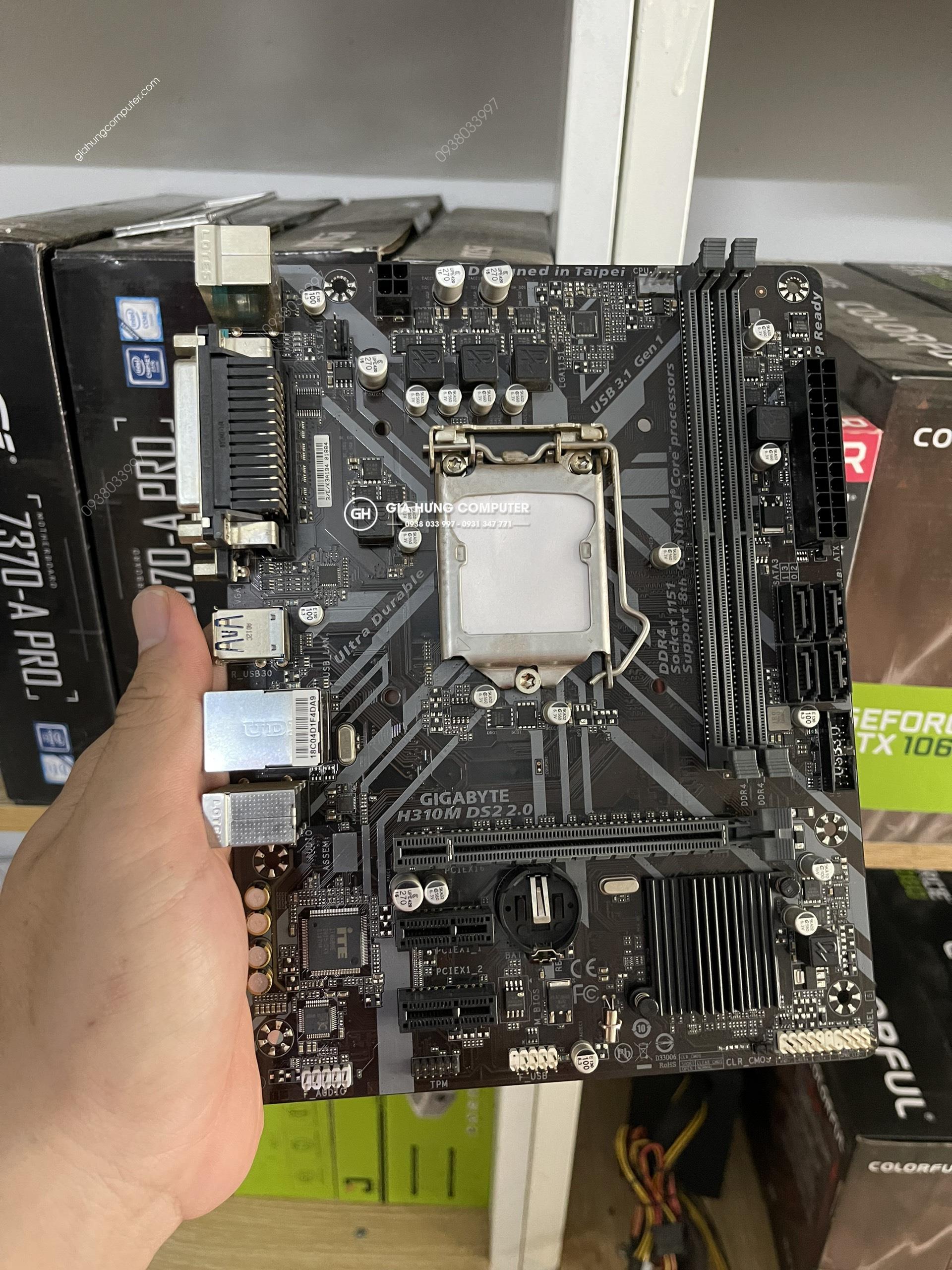 Main bo mạch chủ H310 socket 1151V2 lắp cho máy Pc bàn