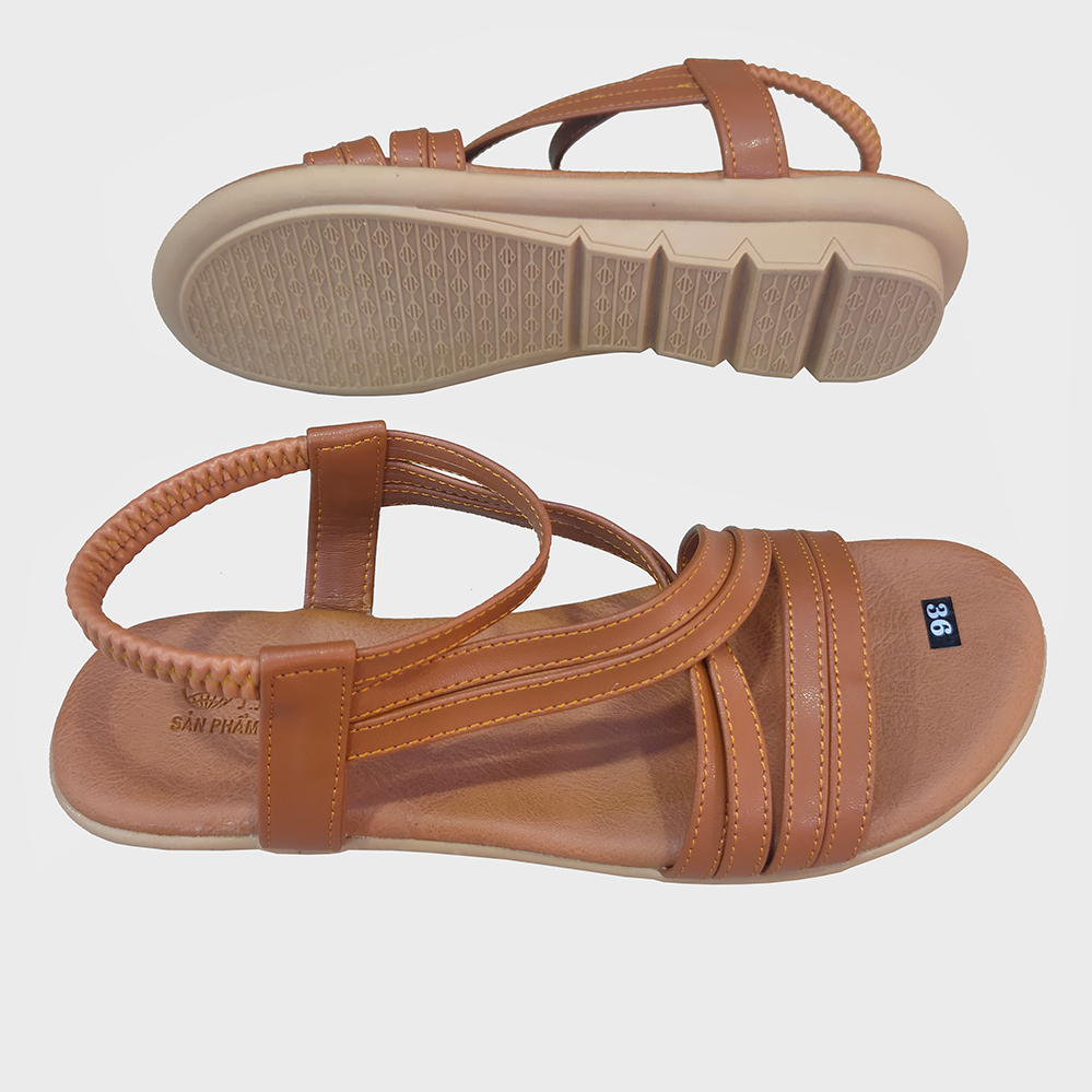 [HCM]Giày Sandal Nữ Da Bò Thật TiTi ĐÔ Cao Cấp DNU2111