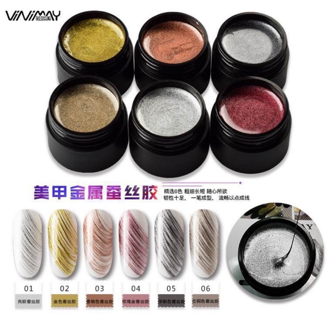 Gel vẽ mạng nhện nhũ siêu chắc vinimay