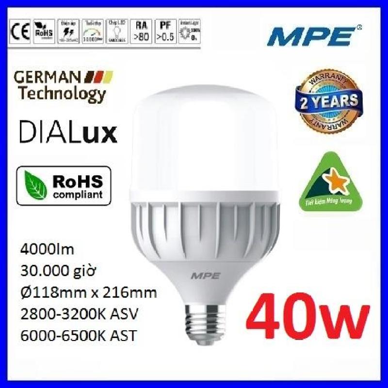 Bóng led bulb 40W cao cấp MPE LBD-40 ( tiêu chuẩn Châu Âu ) - Điện Việt