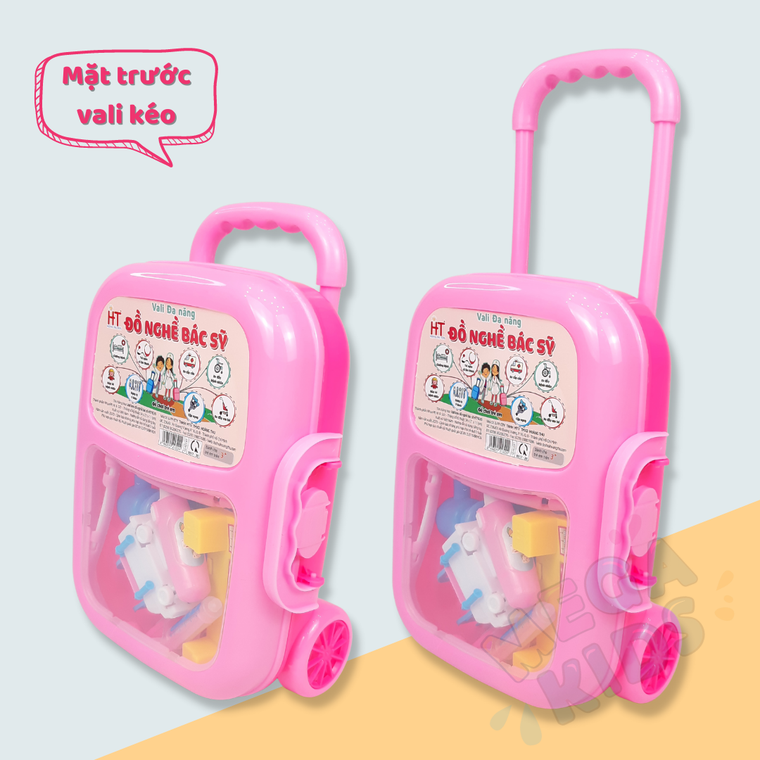 Bộ đồ chơi Bác sĩ vali kéo cao cấp cho bé HT7639